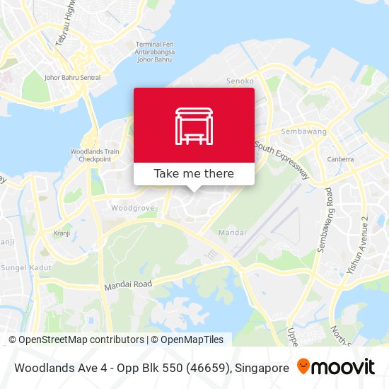 Woodlands Ave 4 - Opp Blk 550 (46659) map