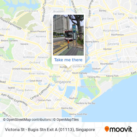 Victoria St - Bugis Stn Exit A (01113)地图