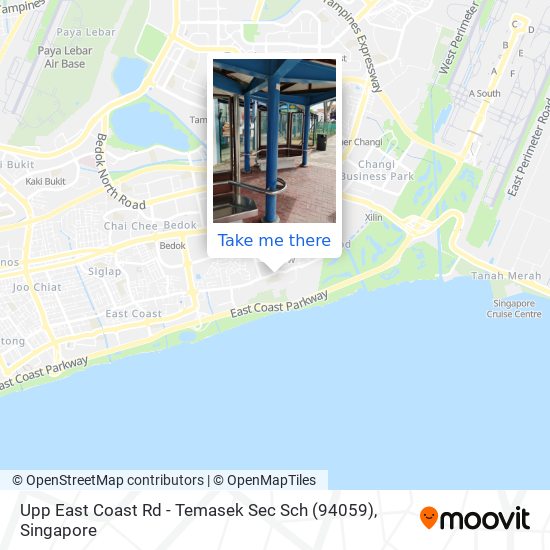 Upp East Coast Rd - Temasek Sec Sch (94059)地图