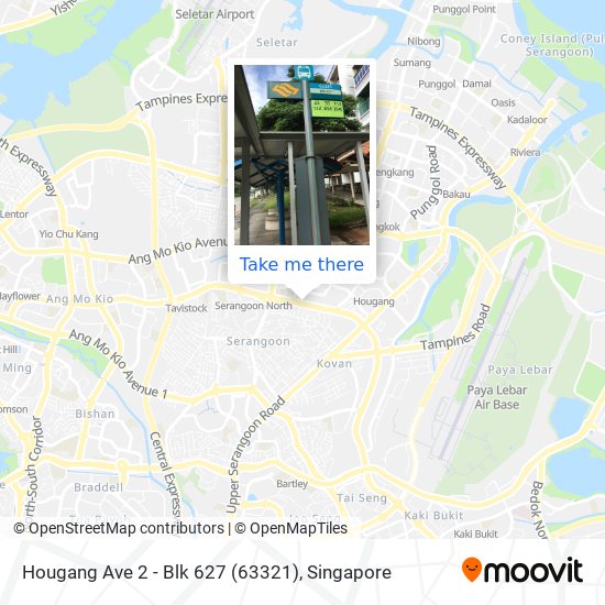 Hougang Ave 2 - Blk 627 (63321) map