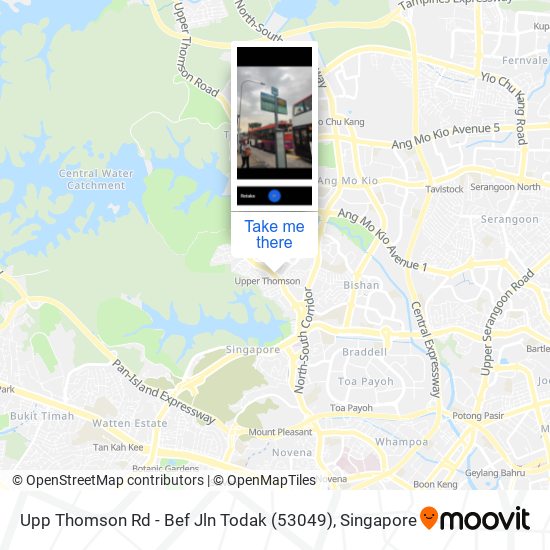 Upp Thomson Rd - Bef Jln Todak (53049) map