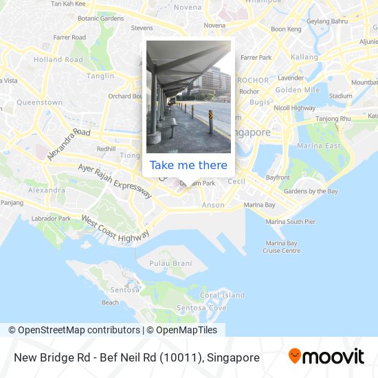 New Bridge Rd - Bef Neil Rd (10011) map