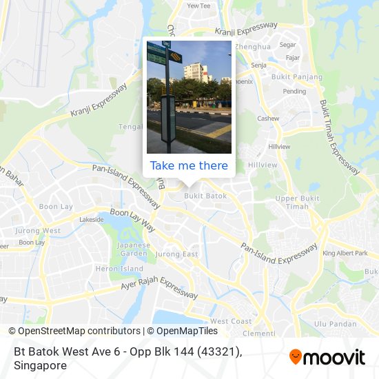 Bt Batok West Ave 6 - Opp Blk 144 (43321) map