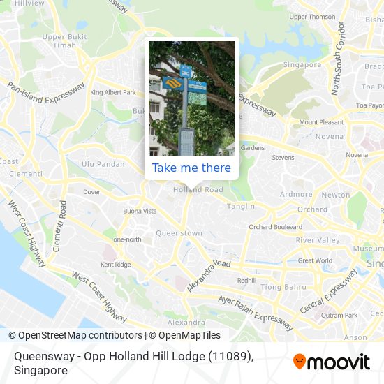 Queensway - Opp Holland Hill Lodge (11089)地图