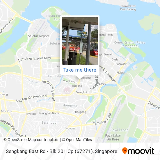 Sengkang East Rd - Blk 201 Cp (67271)地图