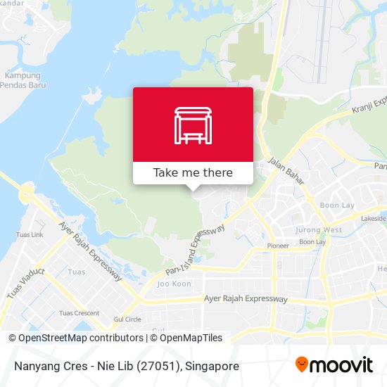 Nanyang Cres - Nie Lib (27051) map