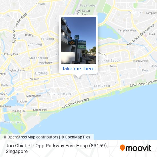 Joo Chiat Pl - Opp Parkway East Hosp (83159)地图