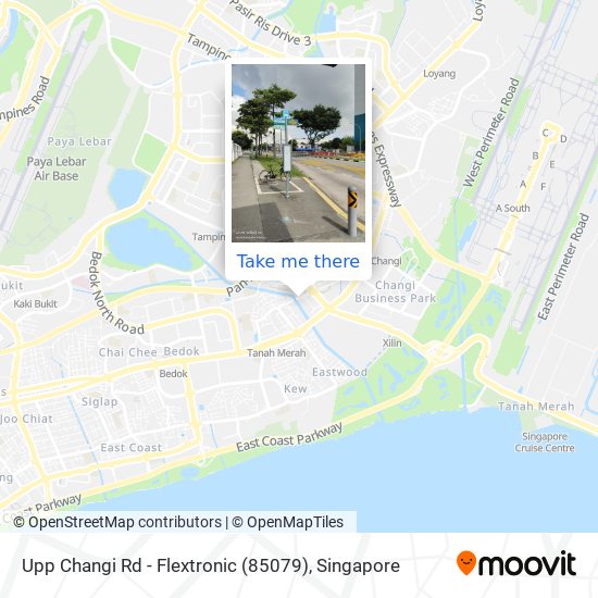 Upp Changi Rd - Flextronic (85079) map