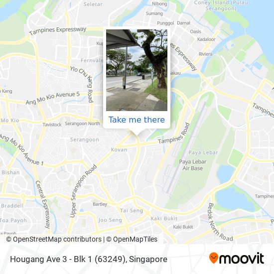Hougang Ave 3 - Blk 1 (63249) map