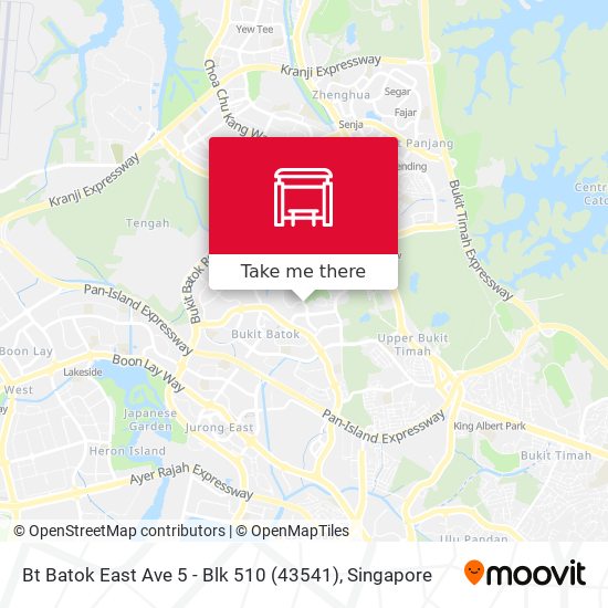Bt Batok East Ave 5 - Blk 510 (43541) map