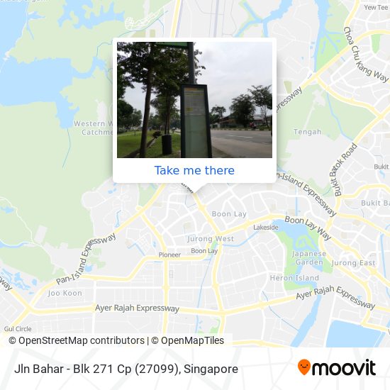 Jln Bahar - Blk 271 Cp (27099) map