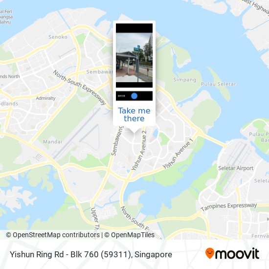 Yishun Ring Rd - Blk 760 (59311)地图