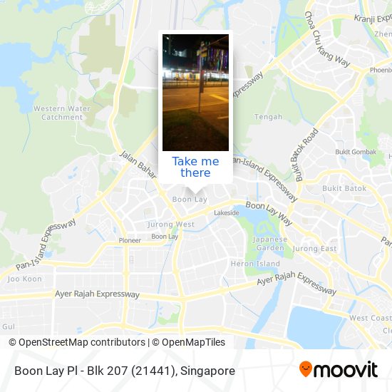 Boon Lay Pl - Blk 207 (21441) map