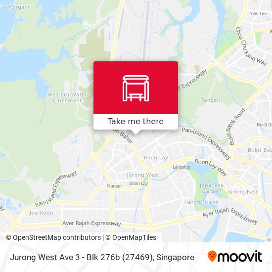 Jurong West Ave 3 - Blk 276b (27469) map