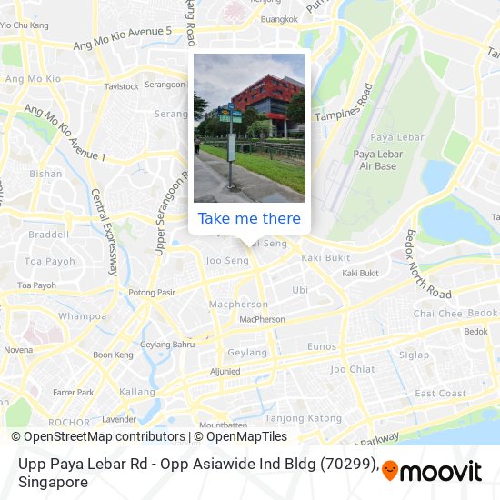 Upp Paya Lebar Rd - Opp Asiawide Ind Bldg (70299)地图