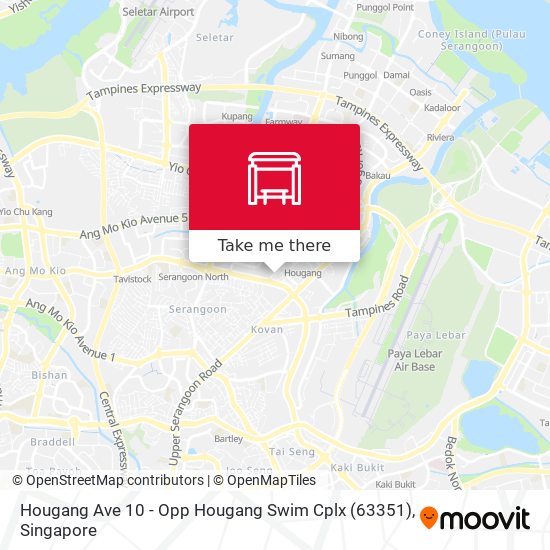 Hougang Ave 10 - Opp Hougang Swim Cplx (63351)地图