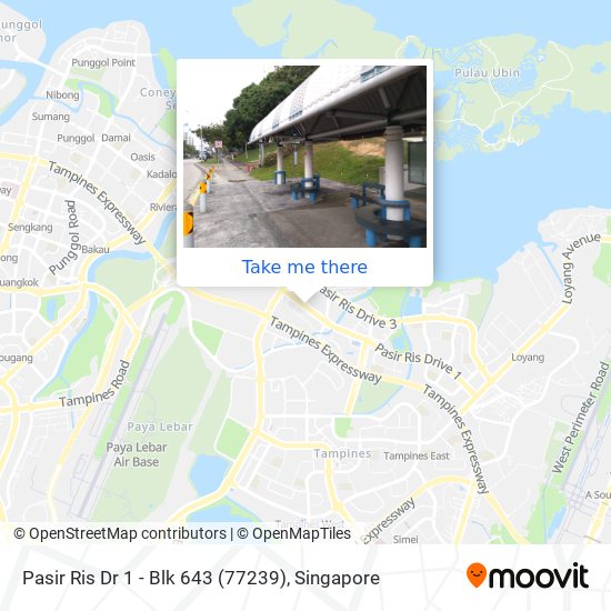 Pasir Ris Dr 1 - Blk 643 (77239) map