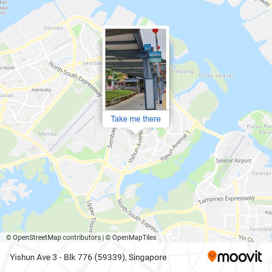 Yishun Ave 3 - Blk 776 (59339)地图