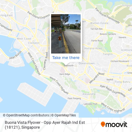 Buona Vista Flyover - Opp Ayer Rajah Ind Est (18121)地图