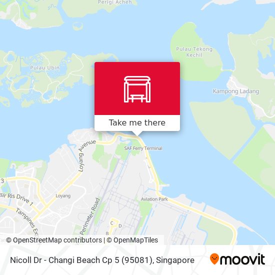 Nicoll Dr - Changi Beach Cp 5 (95081) map
