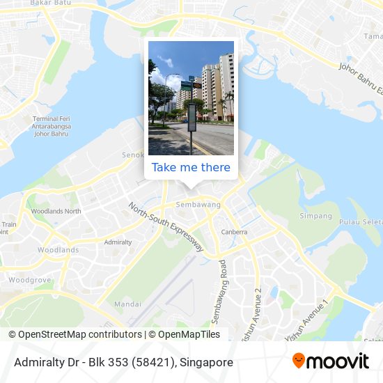 Admiralty Dr - Blk 353  (58421) map