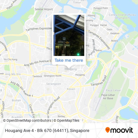 Hougang Ave 4 - Blk 670 (64411) map