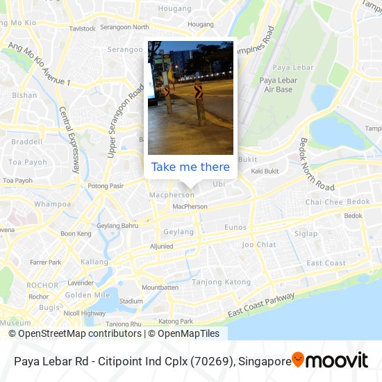 Paya Lebar Rd - Citipoint Ind Cplx (70269) map