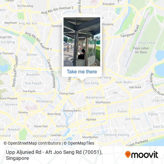 Upp Aljunied Rd - Aft Joo Seng Rd (70051) map