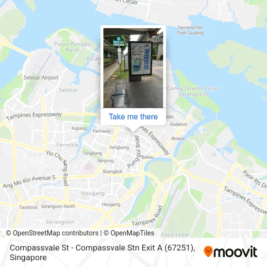 Compassvale St - Compassvale Stn Exit A (67251)地图