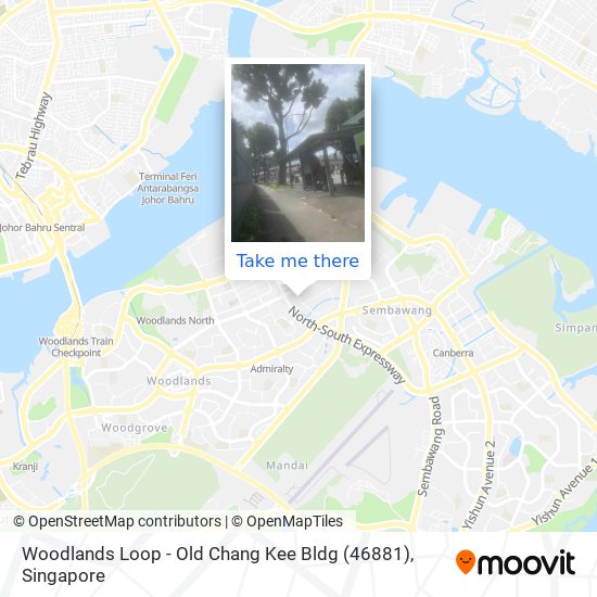 Woodlands Loop - Old Chang Kee Bldg (46881) map