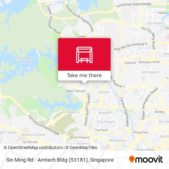 Sin Ming Rd - Amtech Bldg  (53181) map
