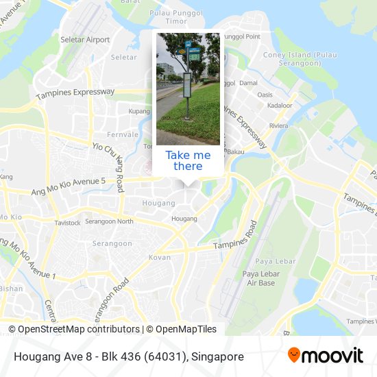 Hougang Ave 8 - Blk 436 (64031) map