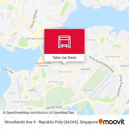 Woodlands Ave 9 - Republic Poly (46269) map