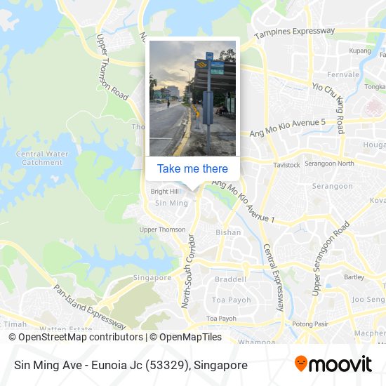 Sin Ming Ave - Eunoia Jc (53329)地图
