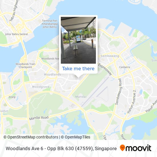 Woodlands Ave 6 - Opp Blk 630 (47559) map