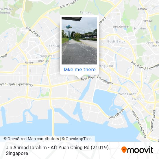 Jln Ahmad Ibrahim - Aft Yuan Ching Rd (21019) map