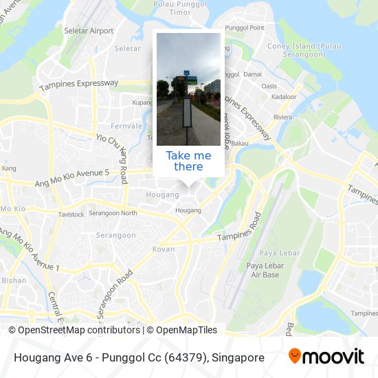 Hougang Ave 6 - Punggol Cc (64379) map