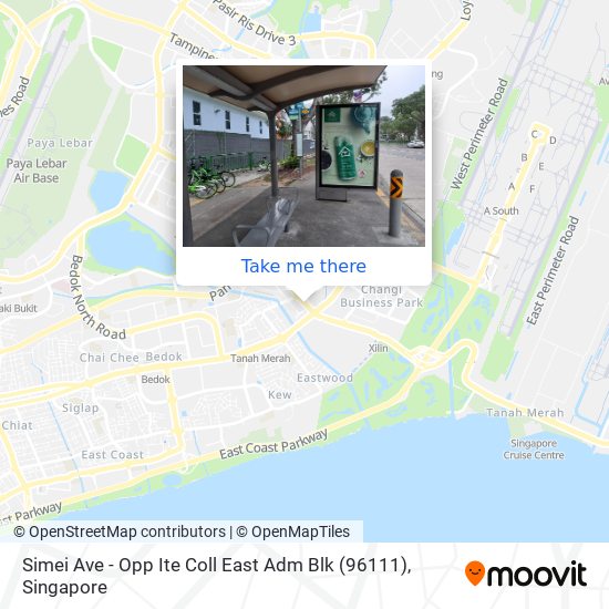 Simei Ave - Opp Ite Coll East Adm Blk (96111) map