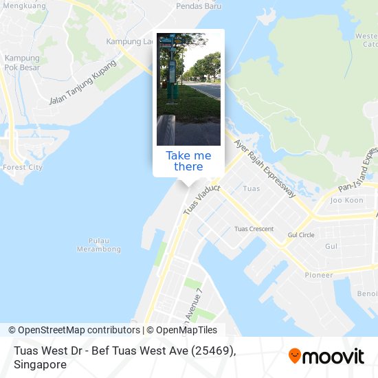 Tuas West Dr - Bef Tuas West Ave (25469) map