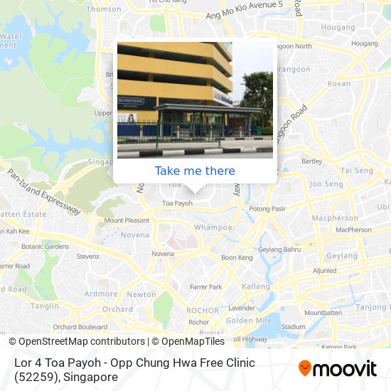 Lor 4 Toa Payoh - Opp Chung Hwa Free Clinic (52259) map