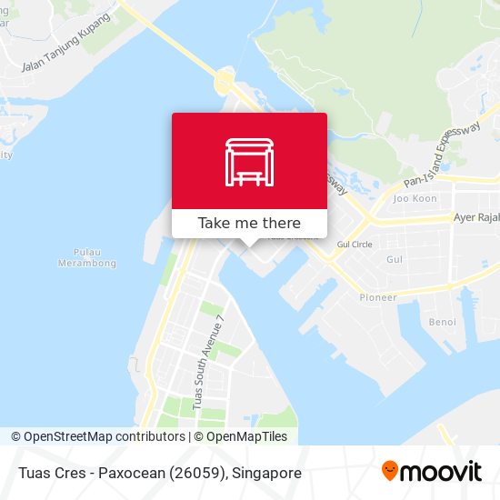 Tuas Cres - Paxocean (26059) map