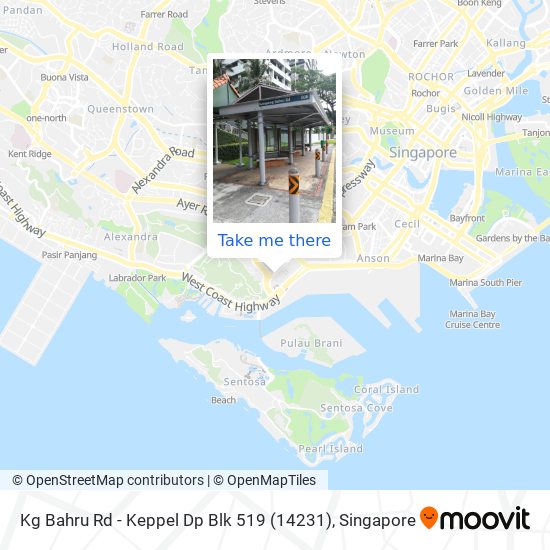 Kg Bahru Rd - Keppel Dp Blk 519 (14231)地图