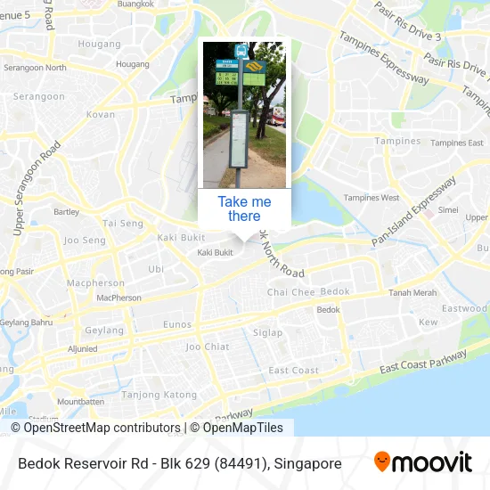Bedok Reservoir Rd - Blk 629 (84491) map