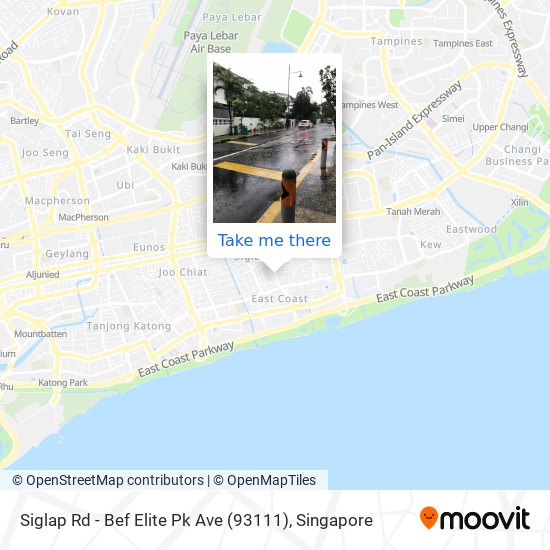 Siglap Rd - Bef Elite Pk Ave (93111)地图
