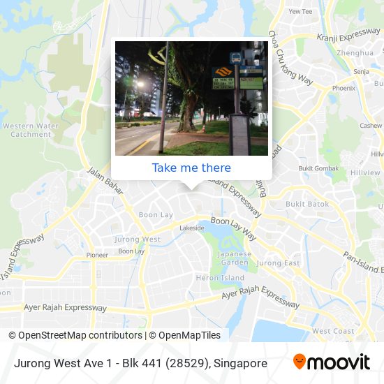 Jurong West Ave 1 - Blk 441 (28529)地图