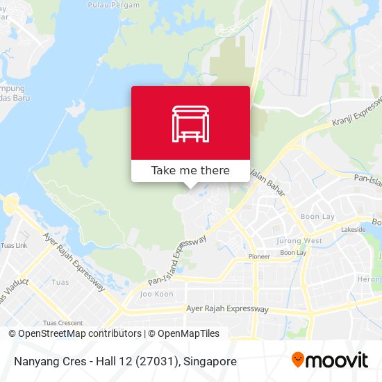 Nanyang Cres - Hall 12 (27031) map