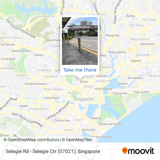 Selegie Rd - Selegie Ctr (07021) map