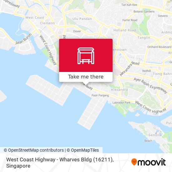 West Coast Highway - Wharves Bldg (16211)地图