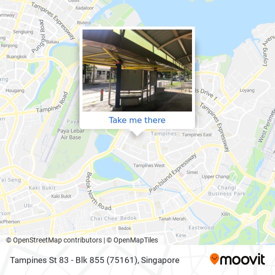 Tampines St 83 - Blk 855 (75161) map