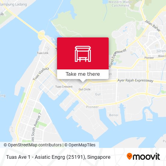Tuas Ave 1 - Asiatic Engrg (25191) map